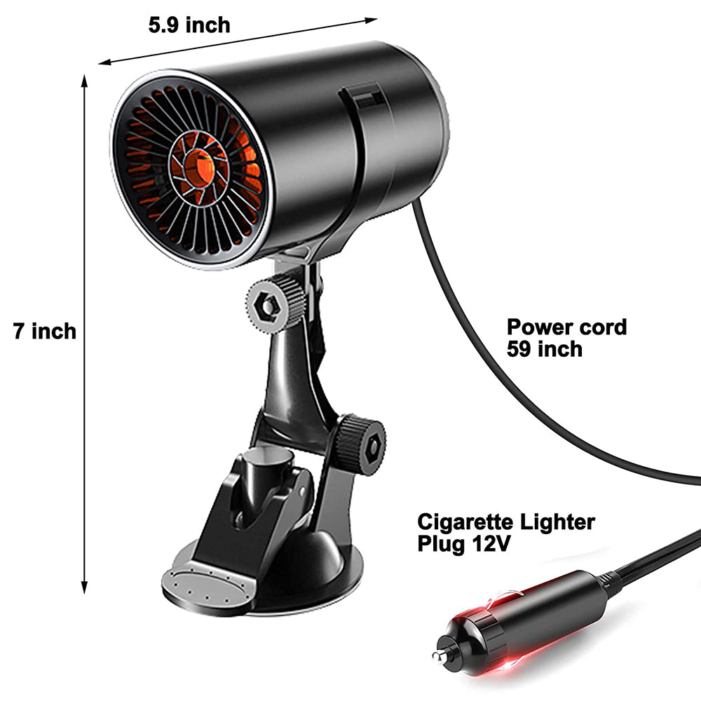 2 IN 1 Portable 12V Fast Car Heater Windshield Defogger and Defroster with Suction Holder Cigarette Lighter Plugged-In_4 2 IN 1 Portable 12V Fast Car Heater Windshield Defogger and Defroster with Suction Holder Cigarette Lighter Plugged-In_4