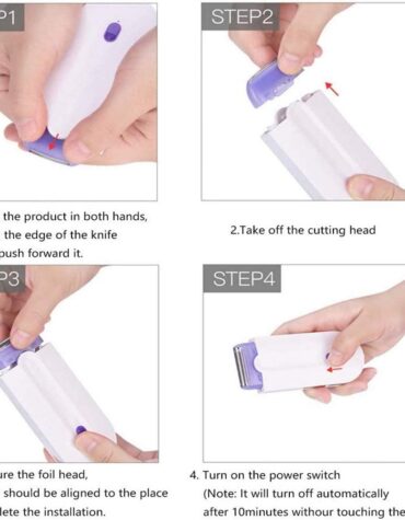 USB Rechargeable Epilator Laser Hair Remover for Face and Body_8