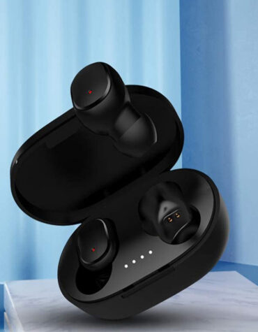 Wireless Headphones Stereo Headset Mini Earbuds with Mic- USB Charging_2