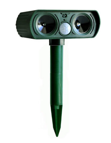 Ultrasonic Solar Powered Motion Sensor Pest Deterrent Pest Repellant_0