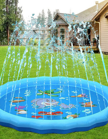 Durable Outdoor Inflatable Sprinkler Water Mat for Kids_3
