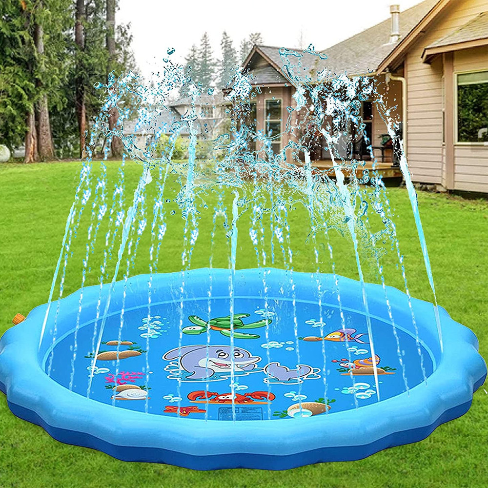 Durable Outdoor Inflatable Sprinkler Water Mat for Kids_3 Durable Outdoor Inflatable Sprinkler Water Mat for Kids_3