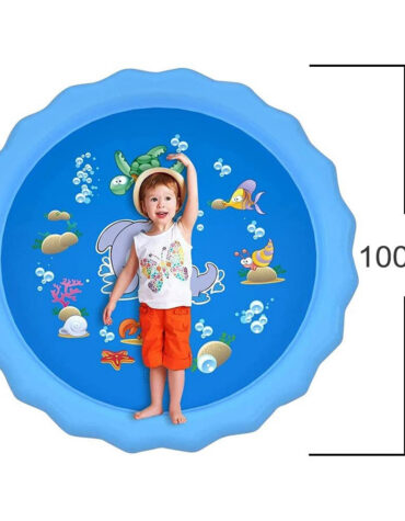 Durable Outdoor Inflatable Sprinkler Water Mat for Kids_5