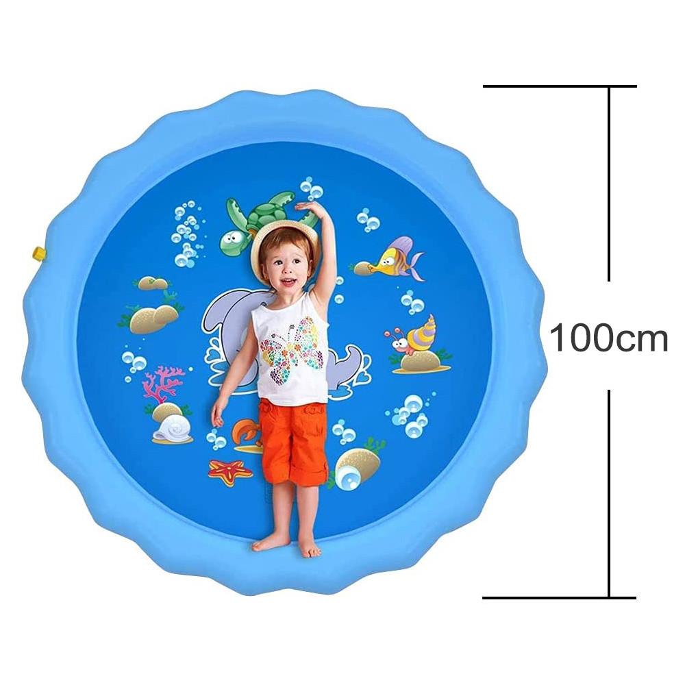 Durable Outdoor Inflatable Sprinkler Water Mat for Kids_5 Durable Outdoor Inflatable Sprinkler Water Mat for Kids_5