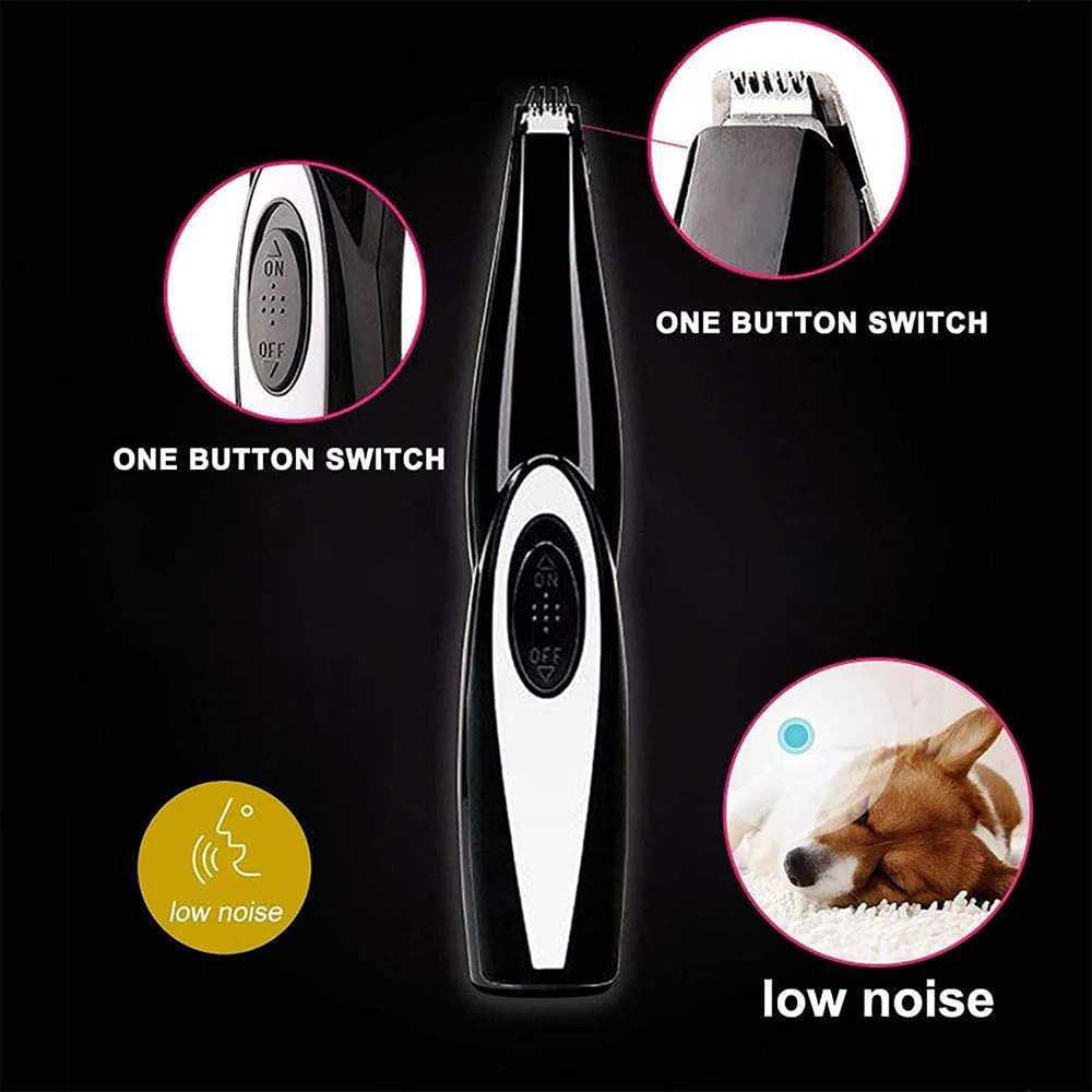 Electric Pet Hair Clipper and Trimmer Pet Grooming Tool- USB Charging_5 Electric Pet Hair Clipper and Trimmer Pet Grooming Tool- USB Charging_5