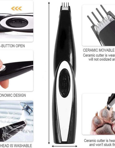Electric Pet Hair Clipper and Trimmer Pet Grooming Tool- USB Charging_6