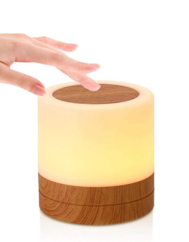 USB Charging Portable Remote Controlled Touch Lamp Night Light_0