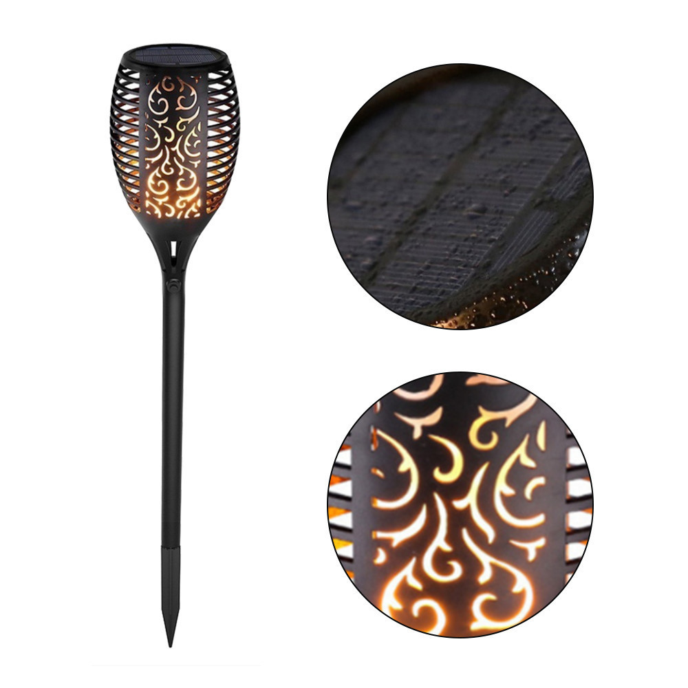 12 LED Light Solar Powered Flame Torch Decorative Light_4 12 LED Light Solar Powered Flame Torch Decorative Light_4
