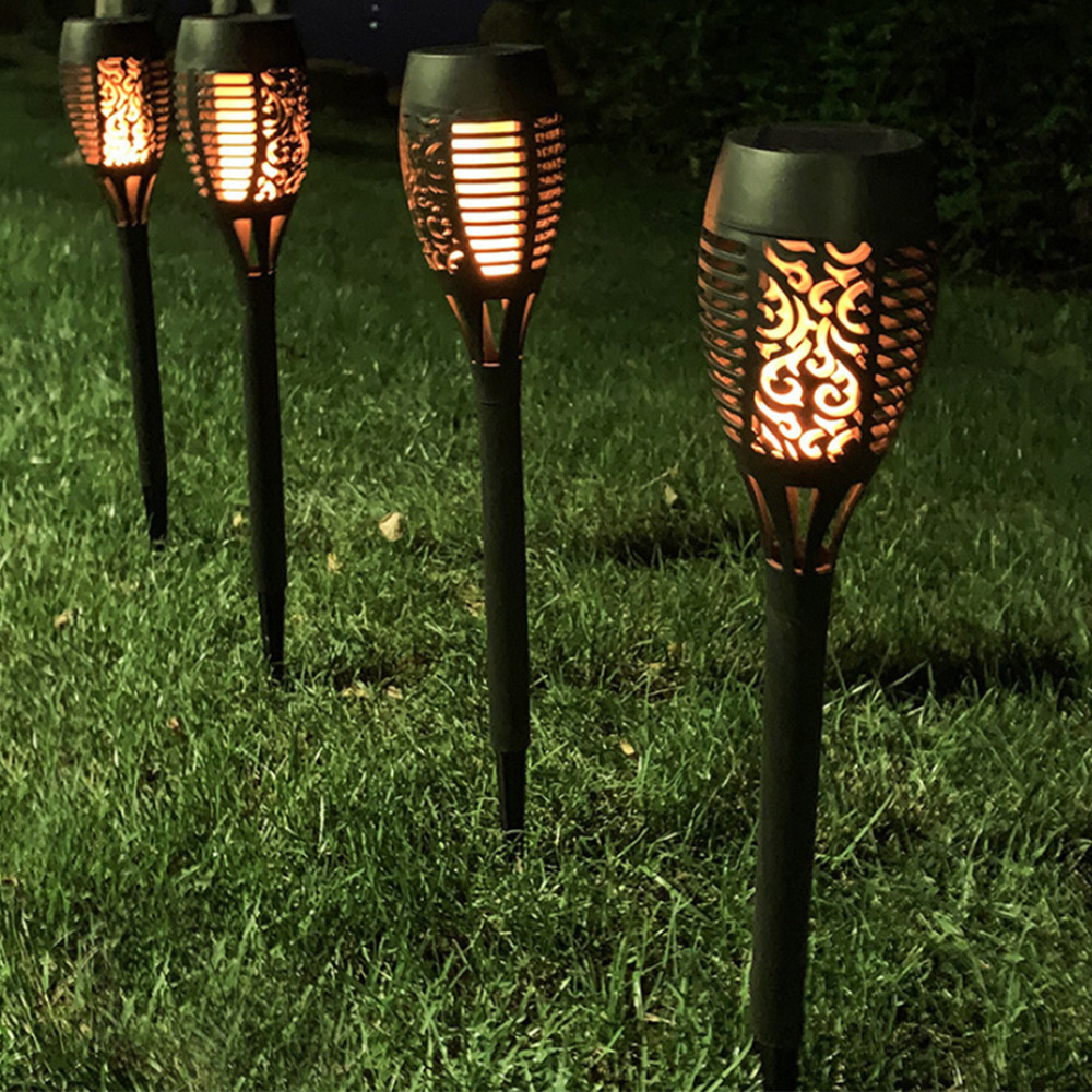 12 LED Light Solar Powered Flame Torch Decorative Light_8 12 LED Light Solar Powered Flame Torch Decorative Light_8