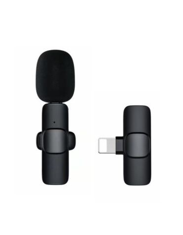 Rechargeable Wireless Mini Plugged-in Microphone Lapel with Clip_4
