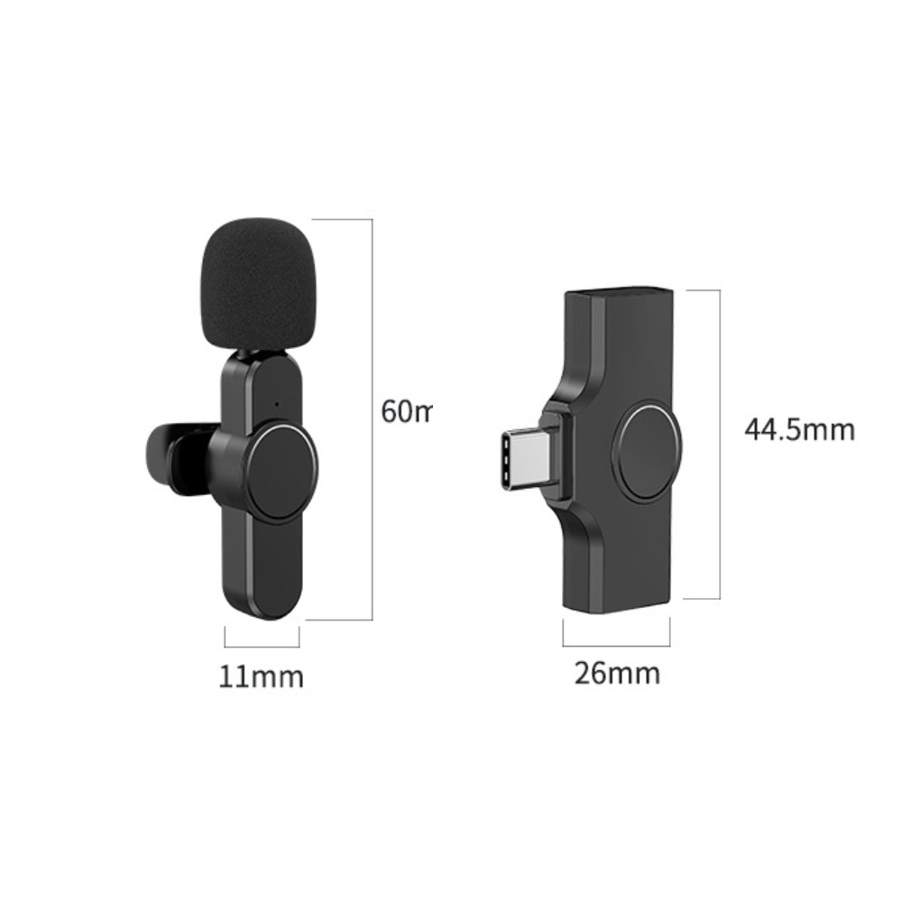 Rechargeable Wireless Mini Plugged-in Microphone Lapel with Clip_8 Rechargeable Wireless Mini Plugged-in Microphone Lapel with Clip_8