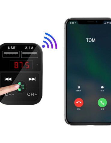 3-in-1 Car Wireless Car Bluetooth FM Transmitter_3