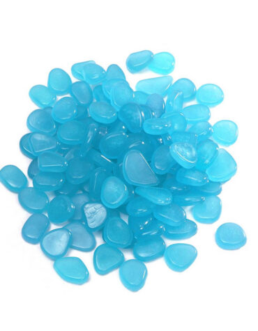 Solar Powered Glow in the Dark Garden Pebbles Garden Décor_1
