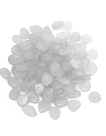 Solar Powered Glow in the Dark Garden Pebbles Garden Décor_2