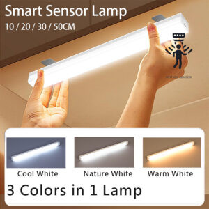USB Rechargeable Motion Sensor LED Bar Light_0
