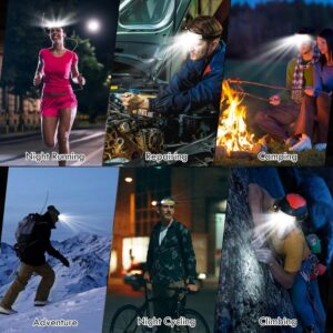 COB LED Headlamp Induction Head Lamp Outdoor Camping Fishing Sensor Headlight_4