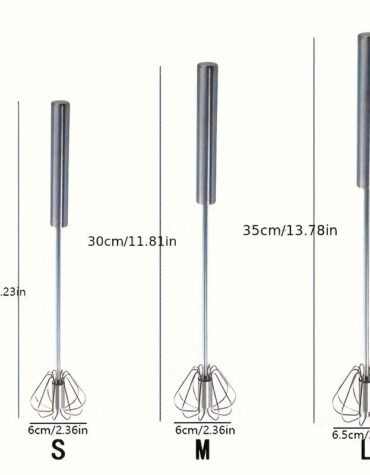 Stainless Steel Egg Beater Durable Semi-Automatic Mixer_9
