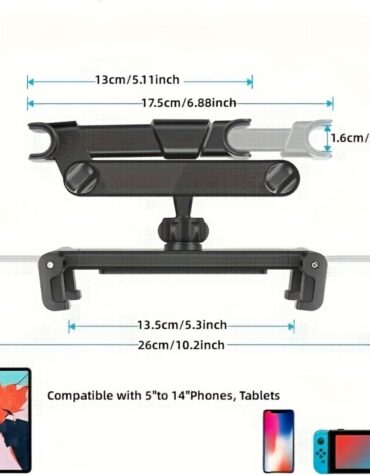 Car Headrest Tablet Holder_1