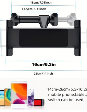 Car Headrest Tablet Holder_2