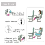 Portable Hammock Leg Rest With Adjustable Strap_5