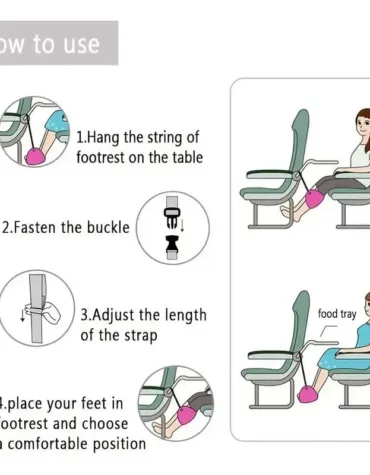 Portable Hammock Leg Rest With Adjustable Strap_5