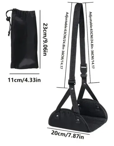 Portable Hammock Leg Rest With Adjustable Strap_6