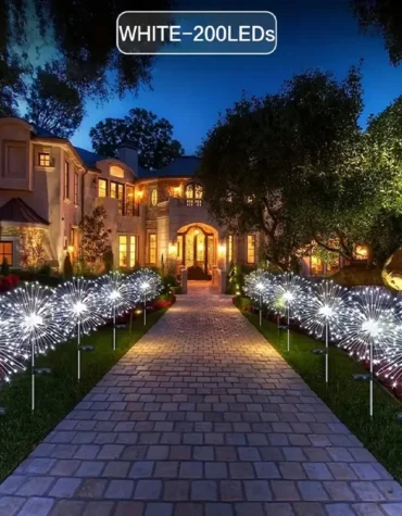 Solar Fireworks Lights Outdoor Waterproof Solar Garden Lights_9