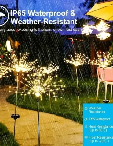 Solar Fireworks Lights Outdoor Waterproof Solar Garden Lights_1