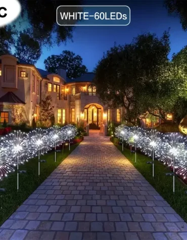 Solar Fireworks Lights Outdoor Waterproof Solar Garden Lights_8