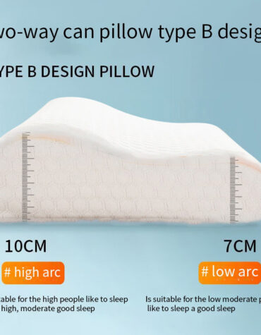 Knitted Fabric Polyurethane Slow Rebound Memory Foam Pillow_1