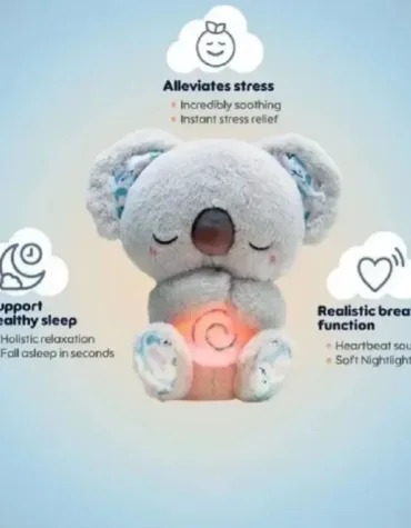 Anxiety Relief Breathing Soothing Koala Bear Sleep Doll_2