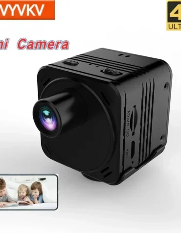 AEVYVKV  R89 4K Full HD WiFi Mini Camera IR Night Vision Motion Detection Micro Video Voice Recorder Home Battery Camcorder  APP