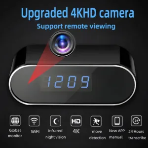 New 4KHD Mini WiFi Camera for Improved Clarity, Infrared Night Vision, Remote Viewing, Motion Detection, Wireless Mini Camera