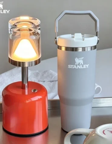 Stanley Thermal Water Bottle Sage Grey IceFlow Flip Straw holds 30oz Liquid Leakproof stanley cup With Foldable Portable Handle