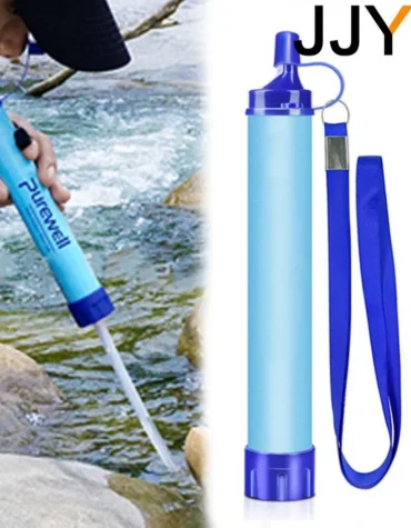 Outdoor Water Purifier Camping Hiking Emergency Life Portable Purifier Water Filter Suitable for Streams, Lakes Outdoors Camping