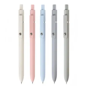 Soft Touch Morandi Gel Ink Pens 0.5mm Fine Point School Office Writing Supplies