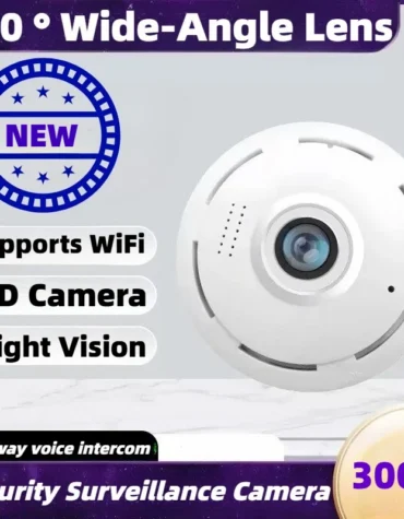 300W Wifi Panorama Mini Camera Security Camcorder 360 Degree Panoramic Fisheye IP Webcam Night Vision Surveillance Micro Cam