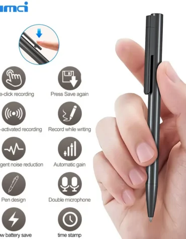 Professional Voice Recorder Portable Voice Recorder Voice Activated Audio Recorder Noise Canceling Recorder MP3 Player