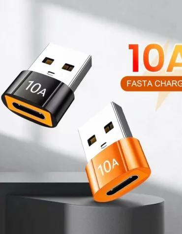 Small USB A to USB C Charging Adapters USB to USB C Adapter, Easy Connecting for Cameras and Headphones Accessory