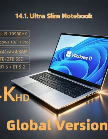 New Ultra Slim Laptop Intel Core i9 10980HK 14.1" 32GB RAM 2TB SSD Gaming PC Office Study Computer PC Windows 11 1920x1080 HD