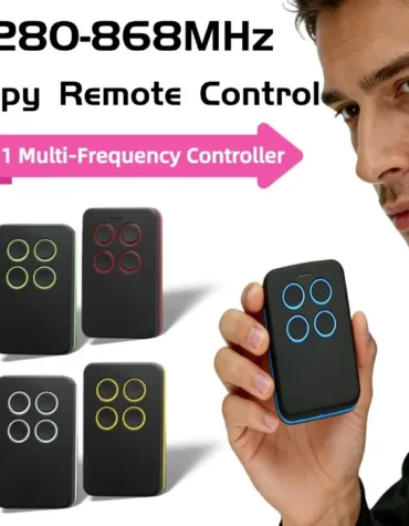 Multi-Frequency Garage Door Remote Control Duplicator 280MHz-868MHz 4-IN-1 RF Copy Code Electronic Gate Control Opener